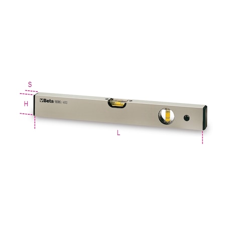 Beta Spirit Level, Aluminium, 500mm 016960005